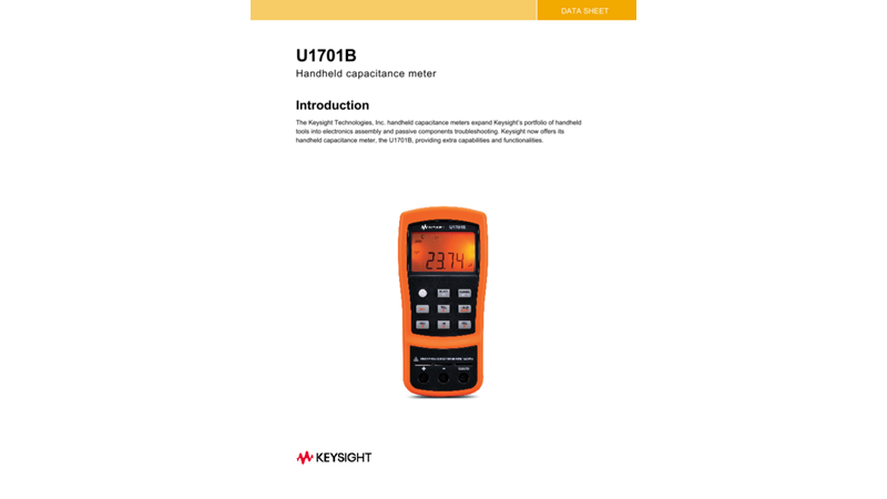 U1701B Handheld Capacitance Meter